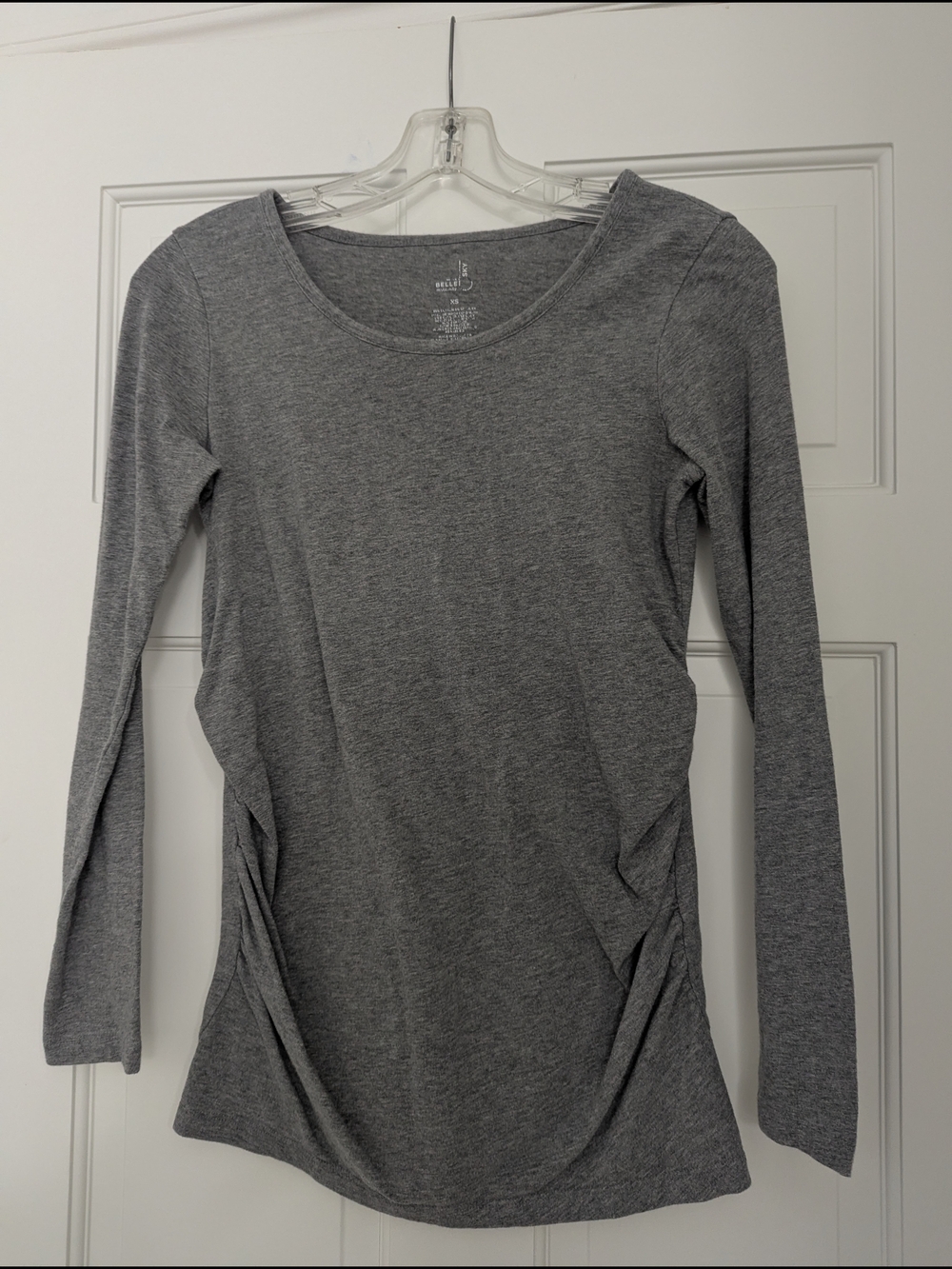 Belle Sky Long Sleeve Maternity Top